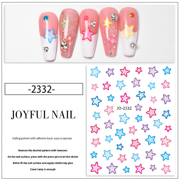 Wholesale Net red new nail art stickers